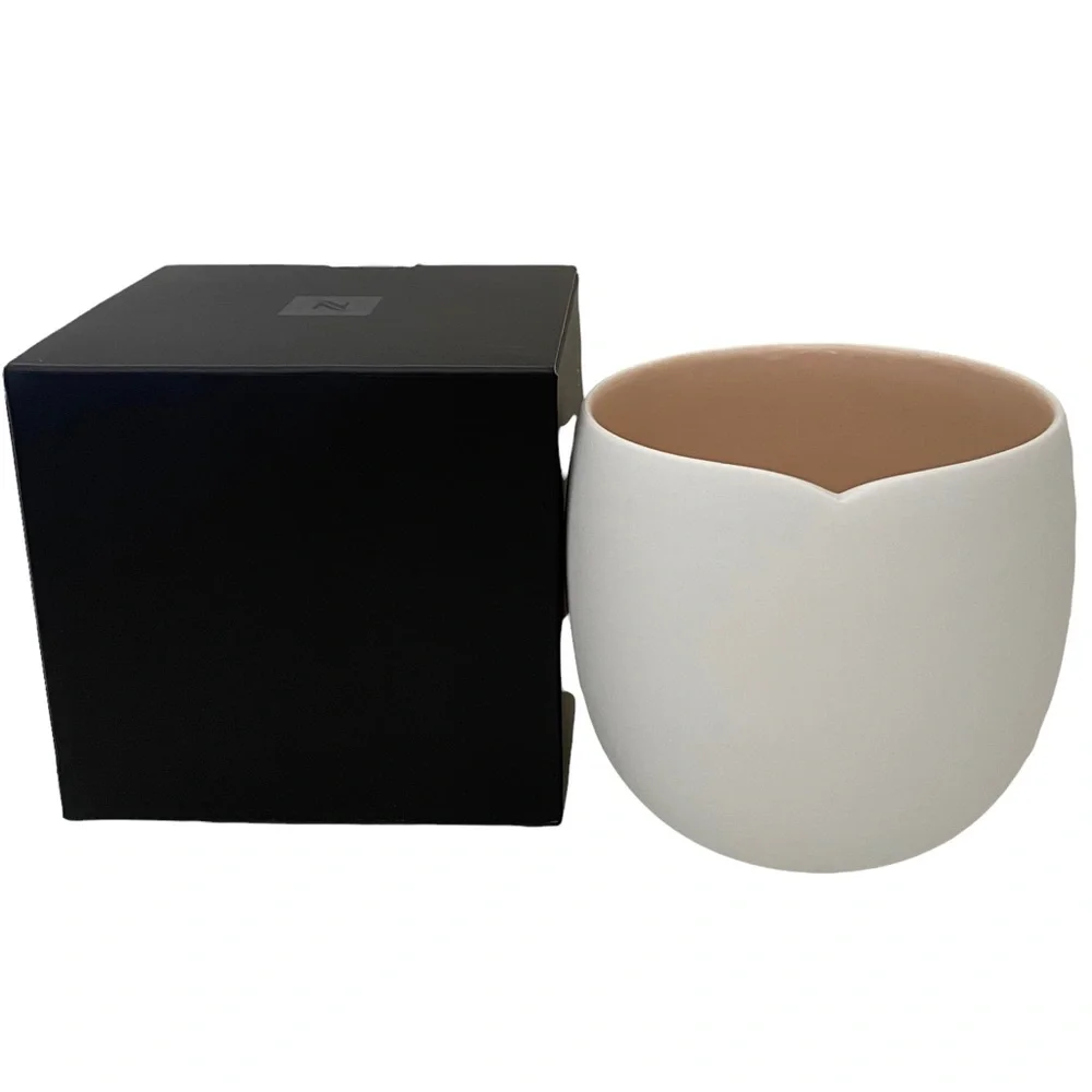 Nespresso Origins White Ceramic Coffee Cup Mug Contemporary Farmhouse